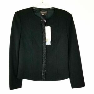 *NWT* 100% Wool EPISODE Black Dress Jacket, size 6